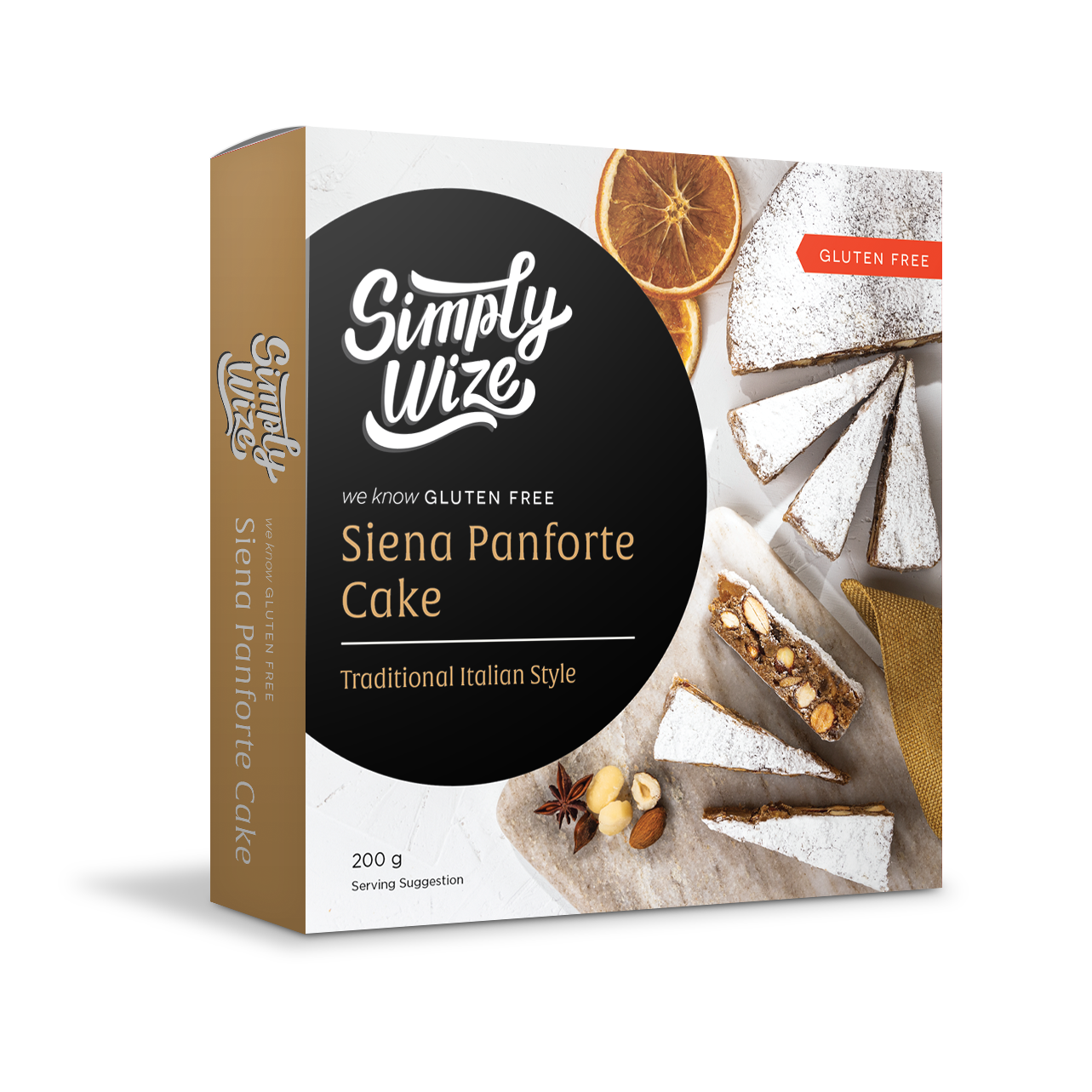 Simply Wize Traditional Siena Panforte Cake 200G