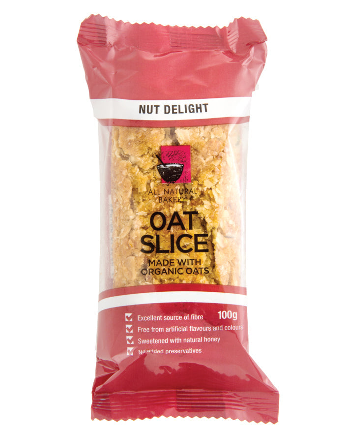 All Natural Bakery Oat Slice Nut Delight