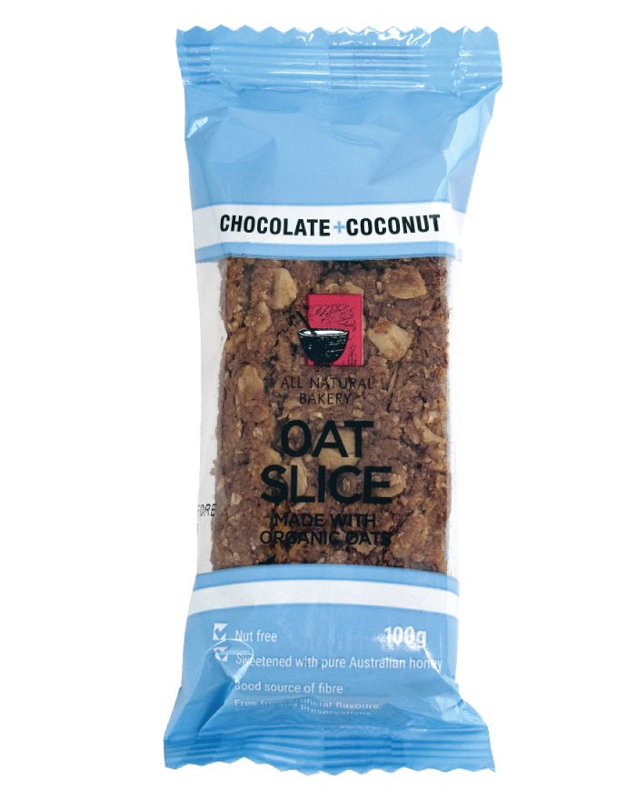 All Natural Bakery Oat Slice Chocolate Coconut