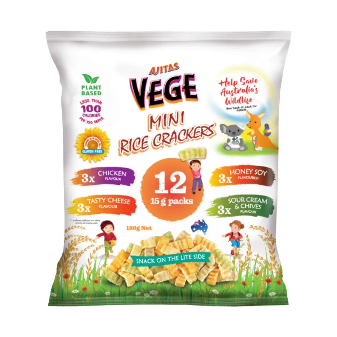 Ajitas Vege Mini Rice Crackers
