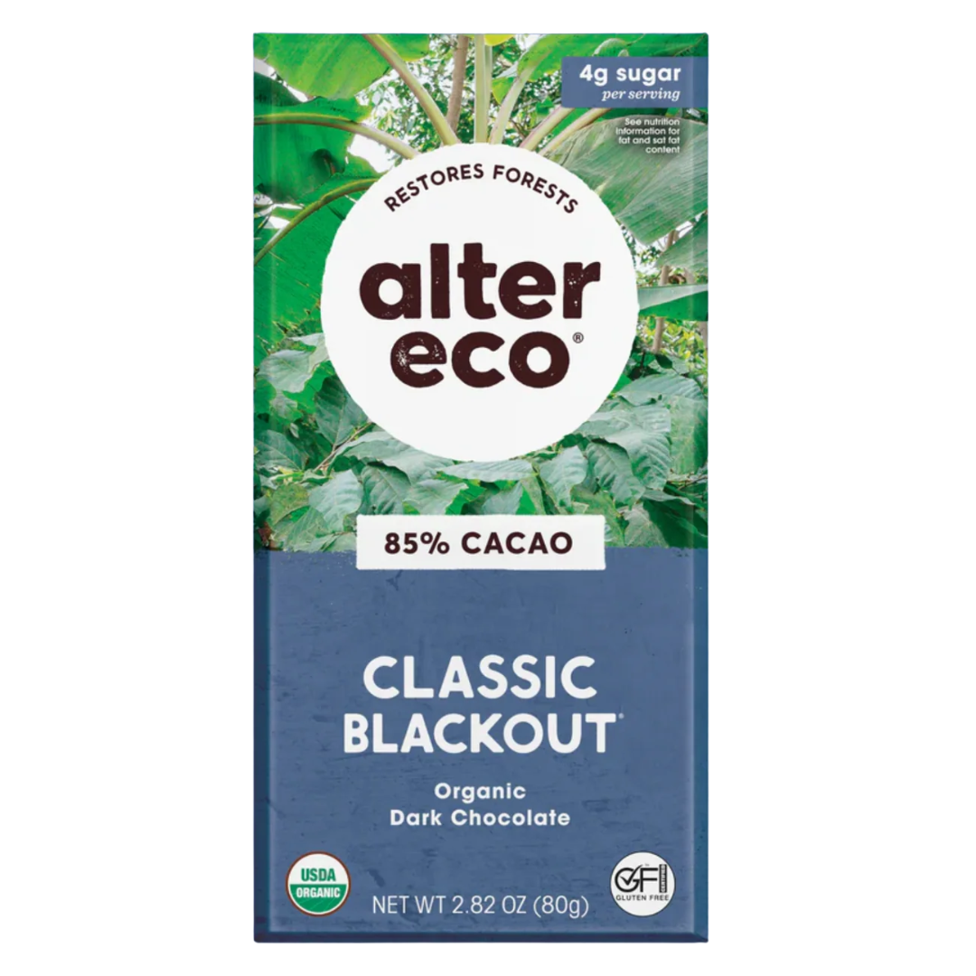 Alter Eco Organic Chocolate Deep Dark Blackout 80g
