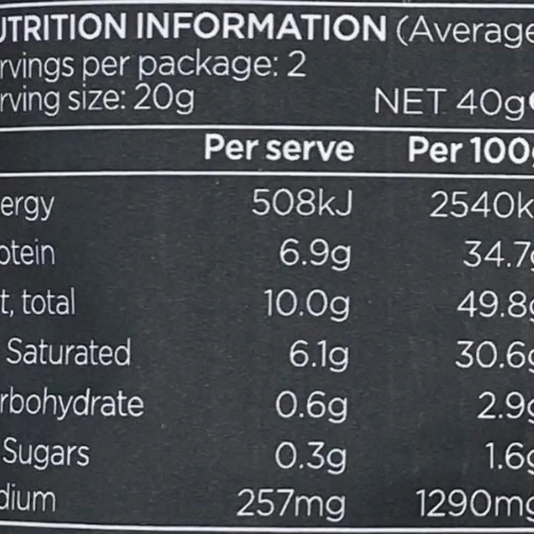 Ashgrove Cheese Black Truffle Crunchettes 40g infor