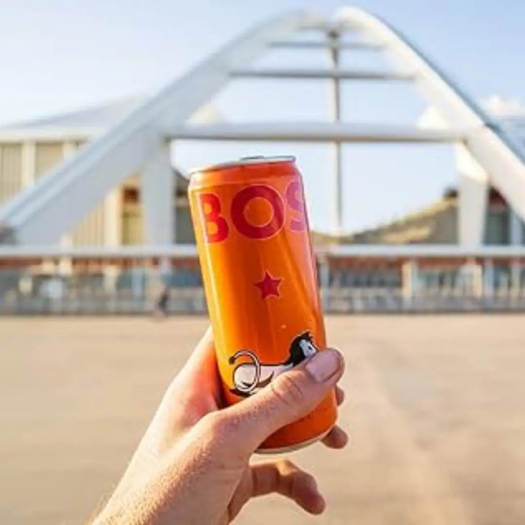 BOS Rooibos Peach Flavoured Ice Tea Can