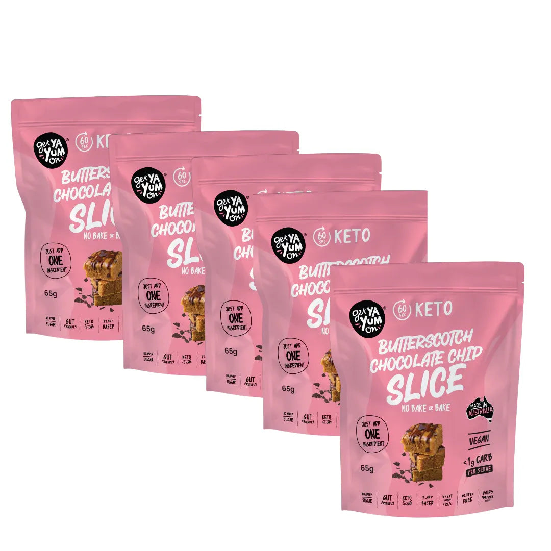 Butterscotch & Chocolate Chip Slice 65g