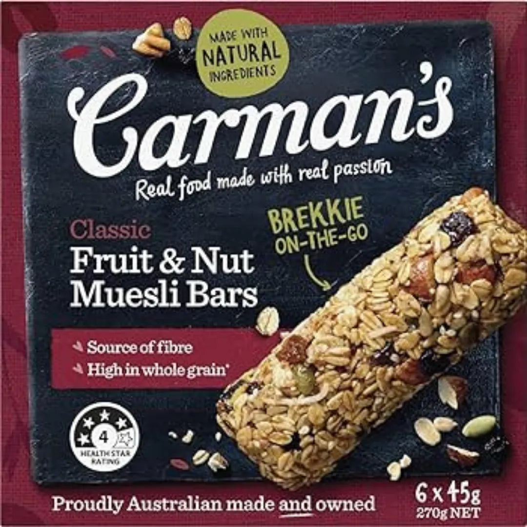 CARMAN'S CLASSIC FRUIT & NUT 6PK