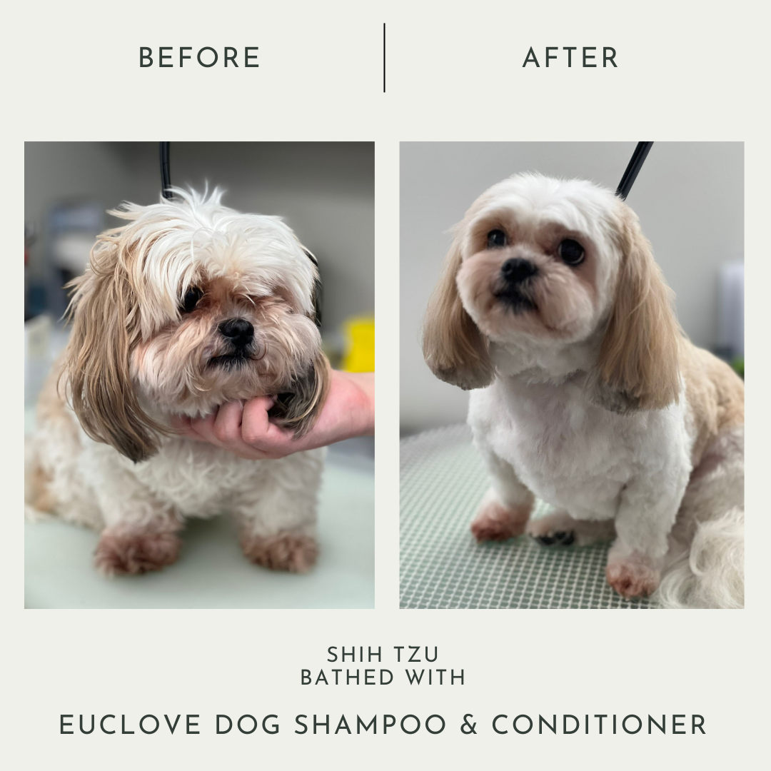 Euclove Non-toxic Leave in Conditioner & Detangler 2-in-1 for Dogs