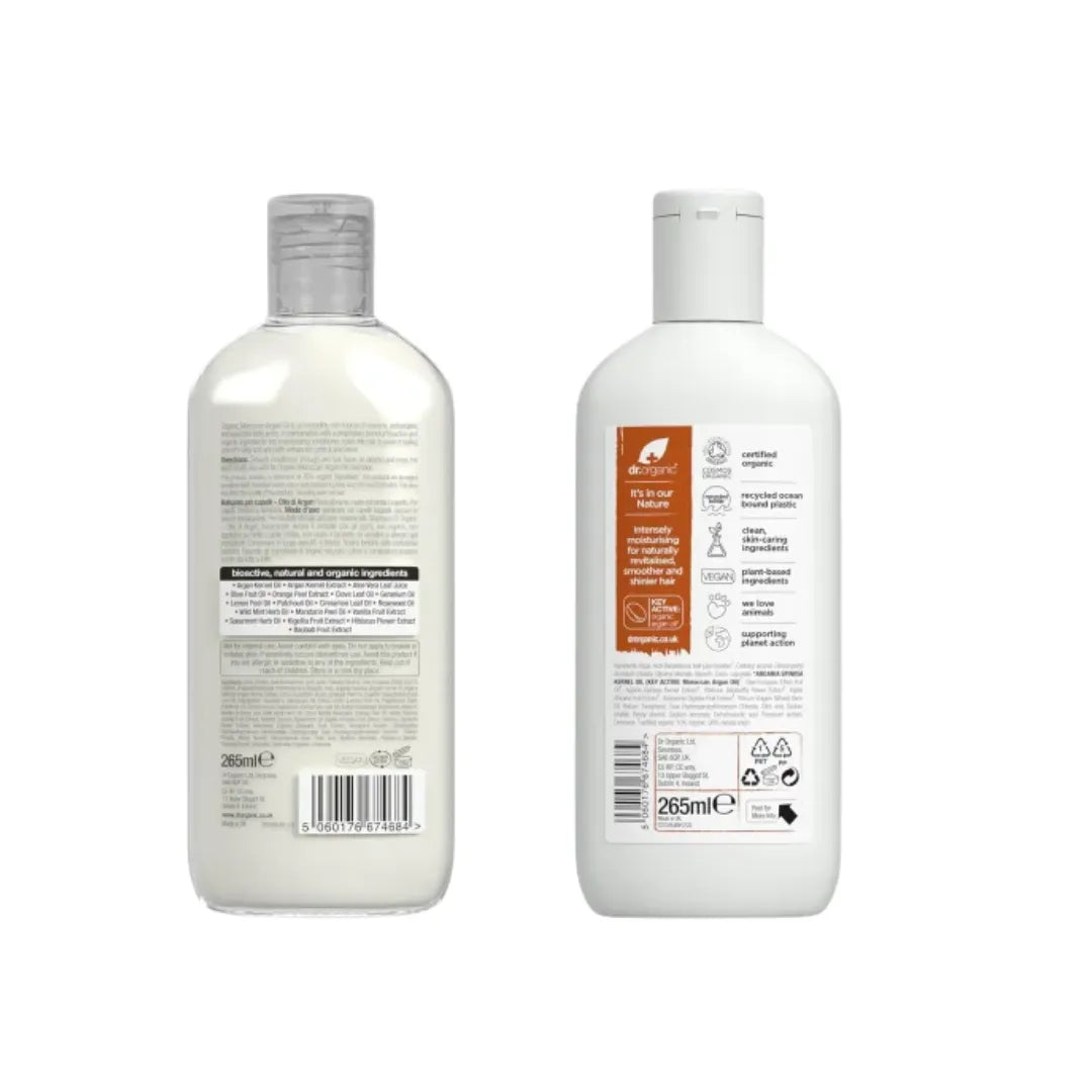 Dr Organic Conditioner Argan Oil 265ml back