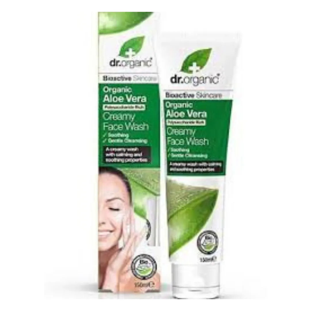 Dr Organic Creamy Face Wash Aloe