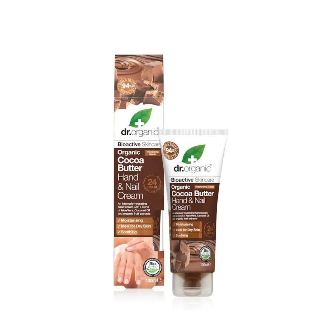 Dr Organic Hand & Nail Cream Cocoa Butter