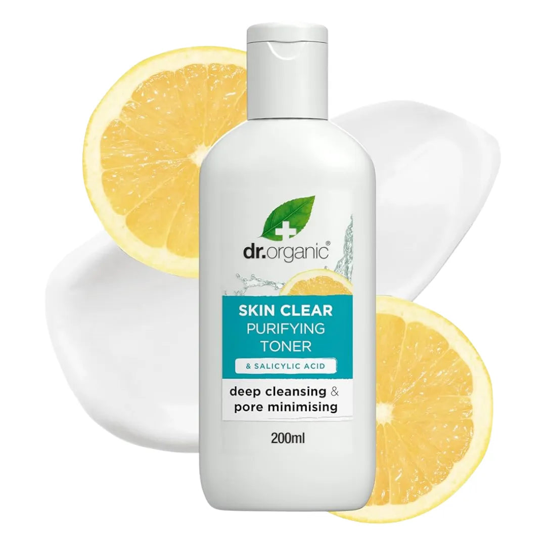 Dr Organic Purifying Toner Skin Clear Organic Tea Tree