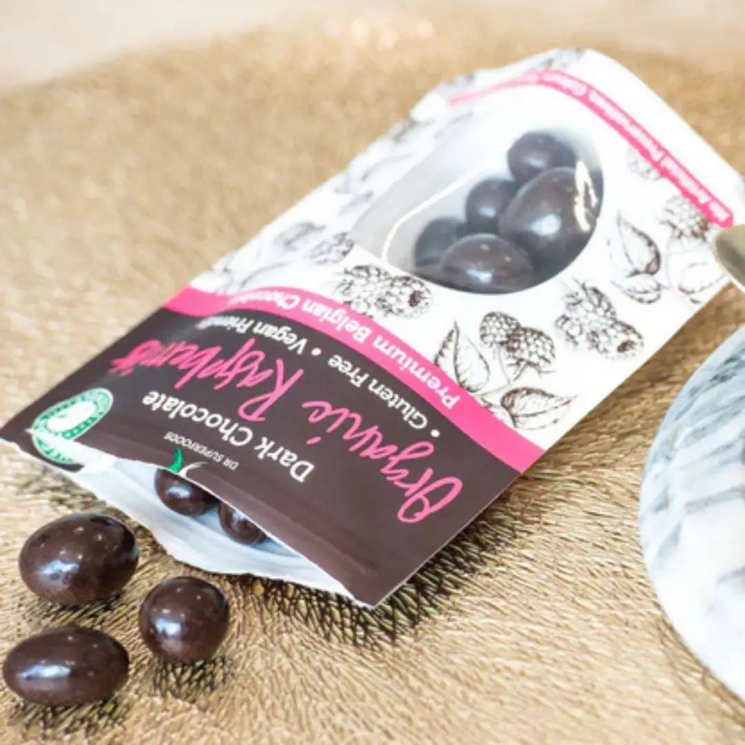 Dr Superfoods Organic Dark Chocolate Raspberries