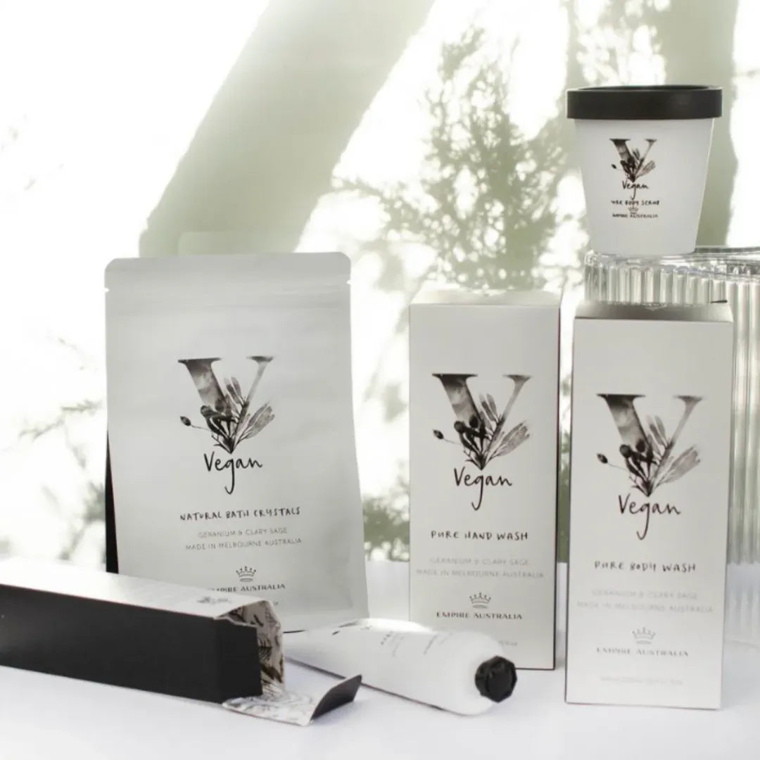 Empire Australia Vegan Geranium & Clary Sage Pure Bath Crystals