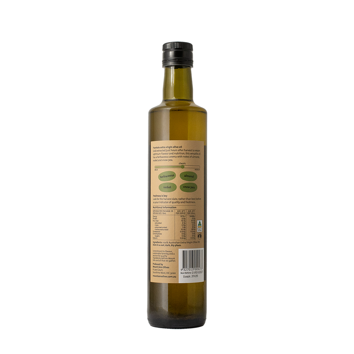 Mount Zero frantoio extra virgin olive oil - 500ml