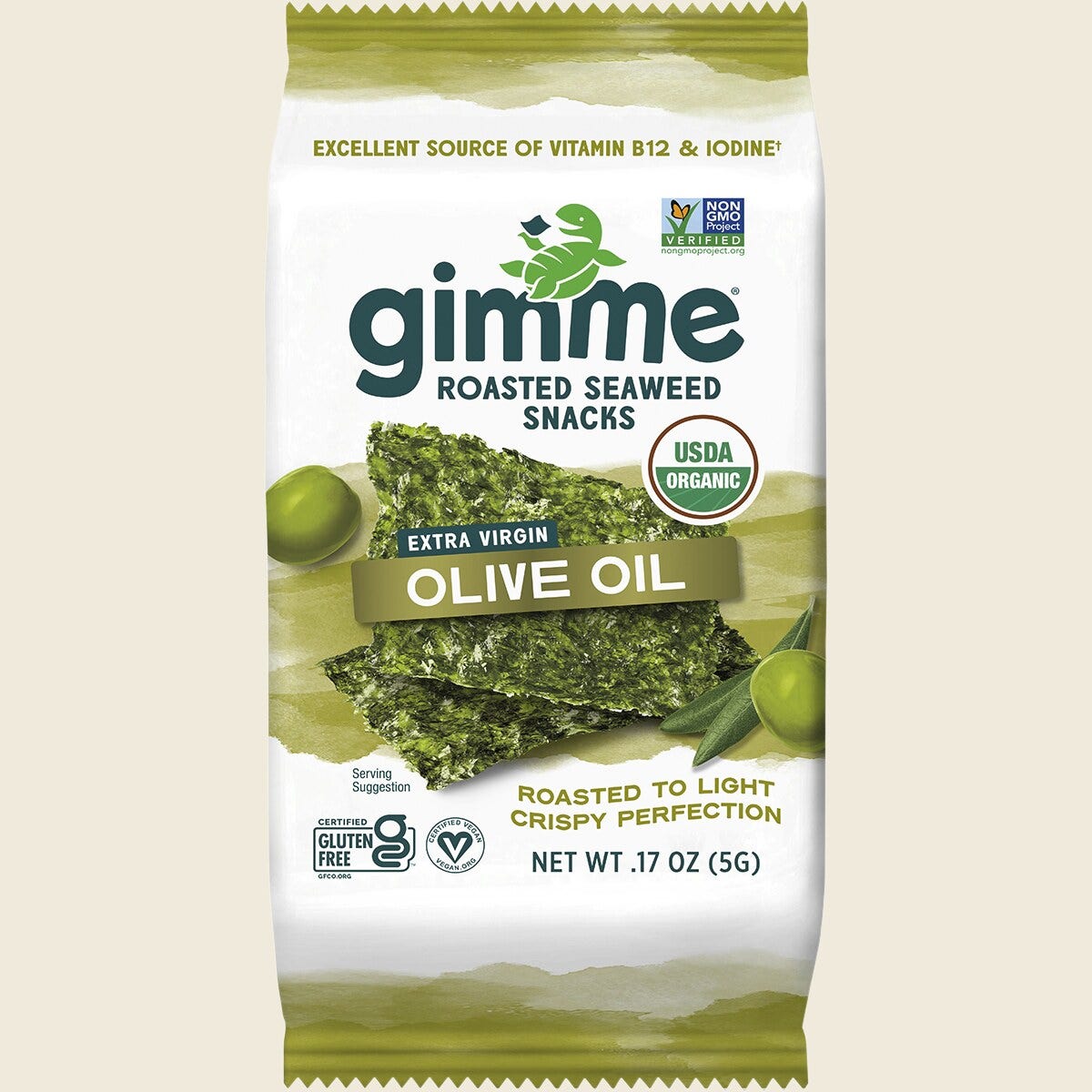 GIMME Roasted Seaweed Snacks Olive Oil