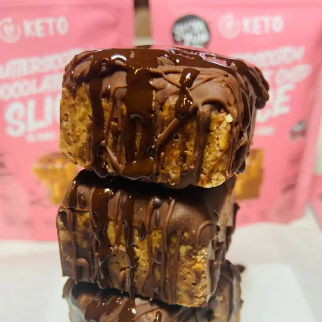 Get Ya Yum On Butterscotch Chocolate Chip Slice