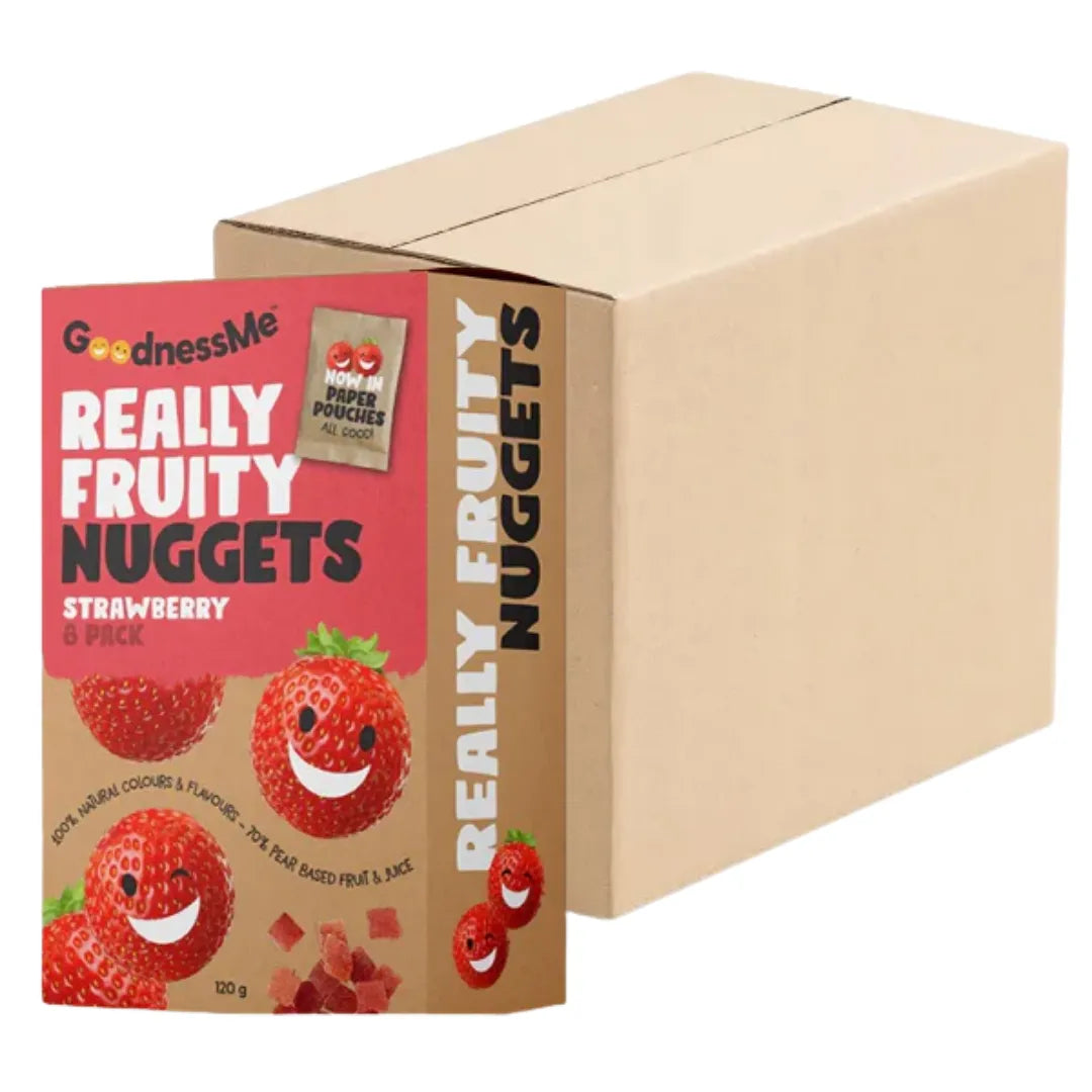 GoodnessMe Fruit Nuggets Strawberry