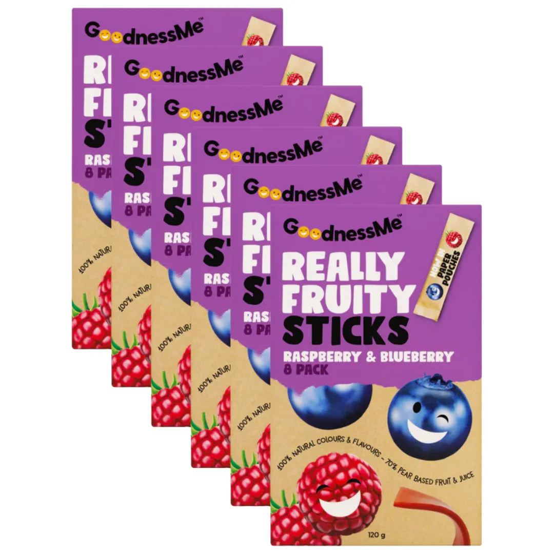 GoodnessMe Fruit Sticks Raspberry/Blueberry Duo 120g
