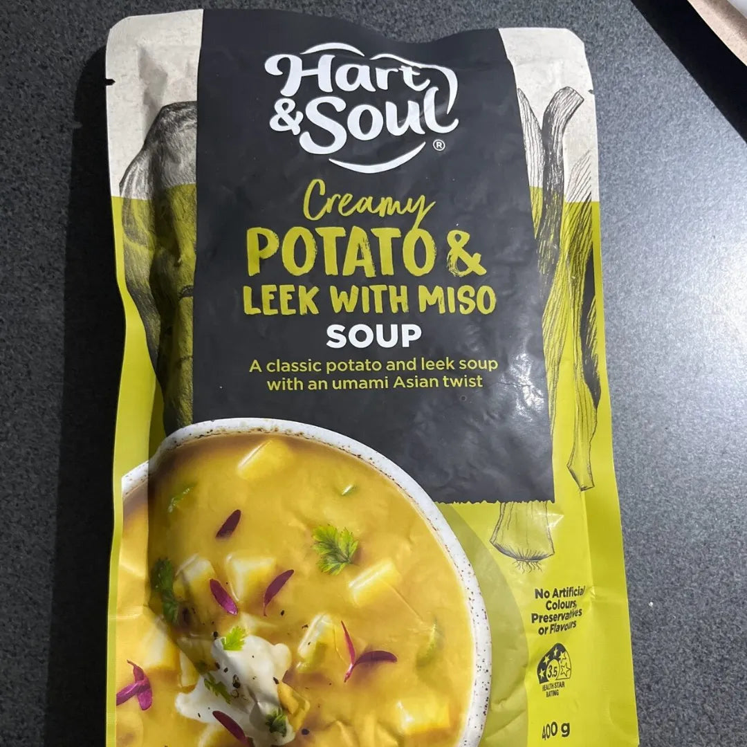 Hart & Soul Potato & Leek w Miso Soup Pouch