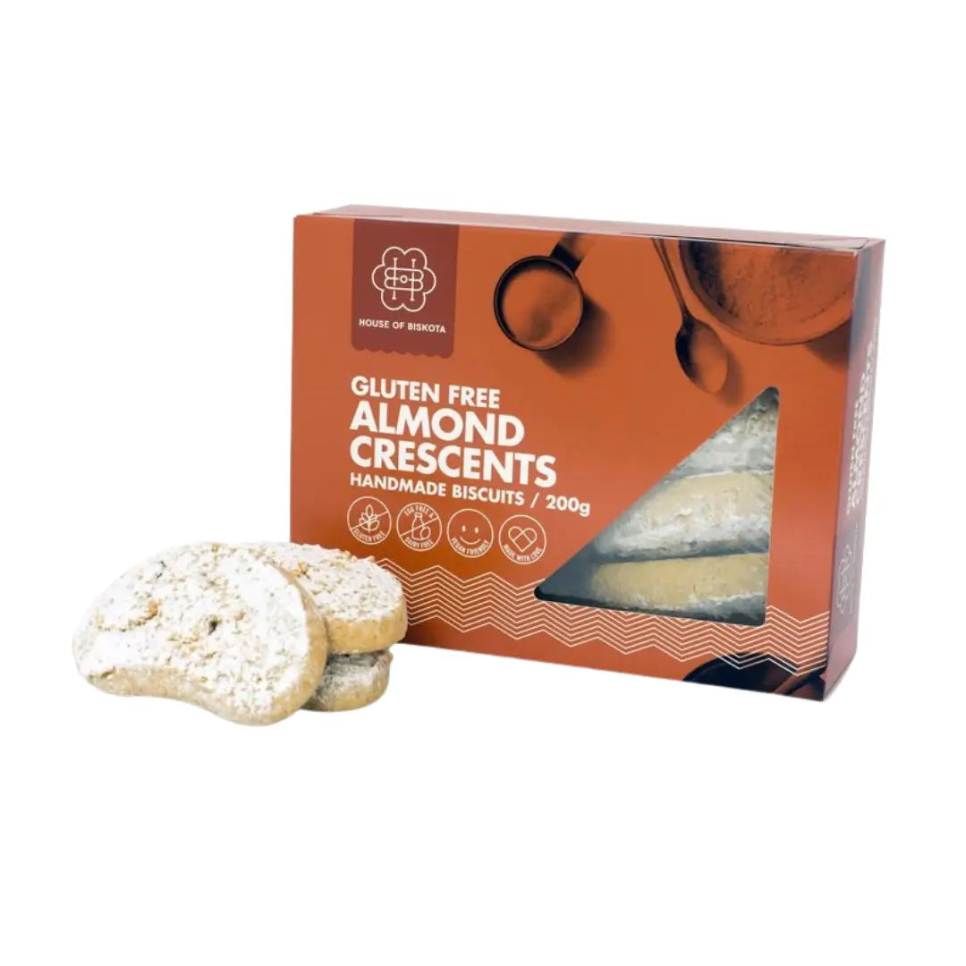 House of Biskota Almond Crescents