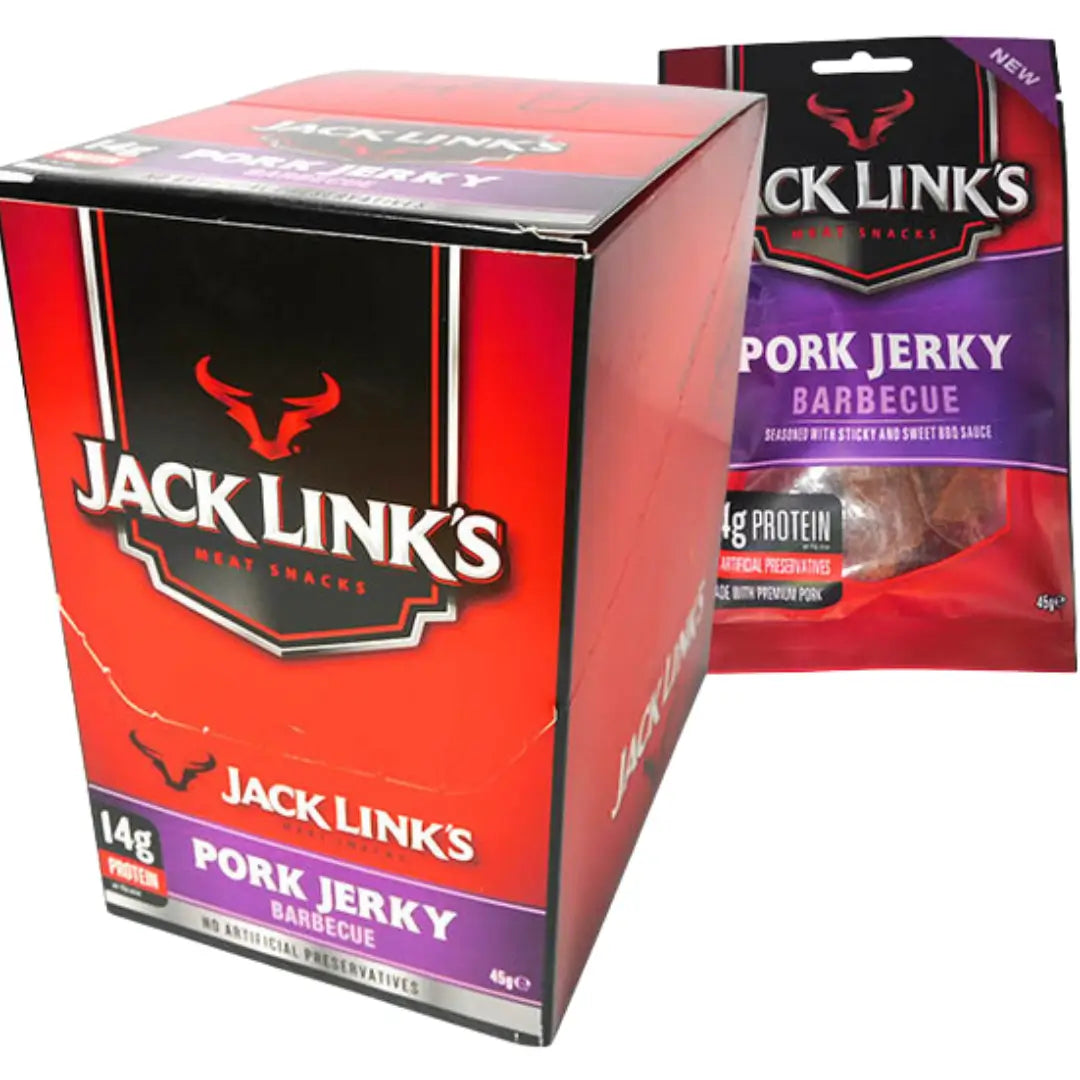Jack Link's Pork Crackles Smokey Barbecue 25g paks