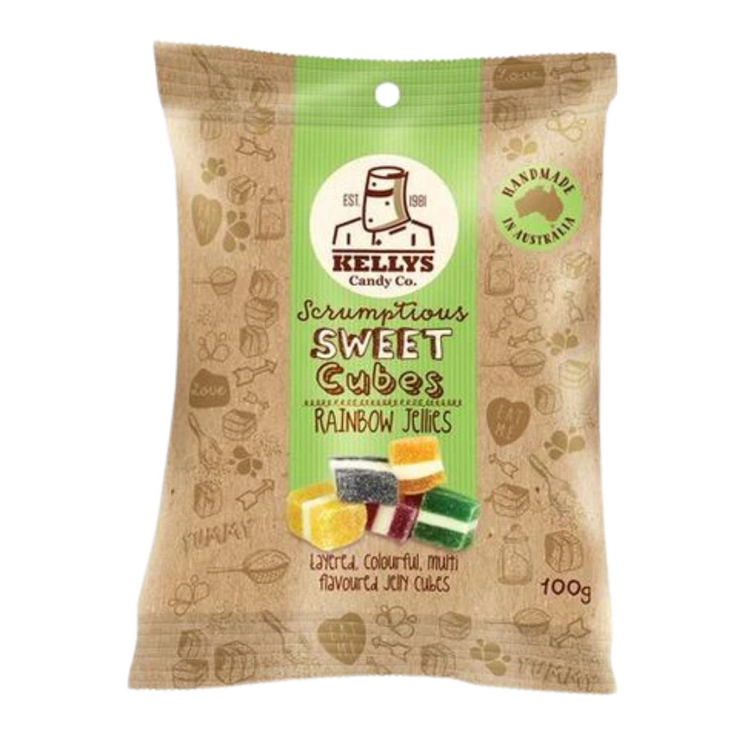 Kelly's Candy Co Rainbow Jellies 100g