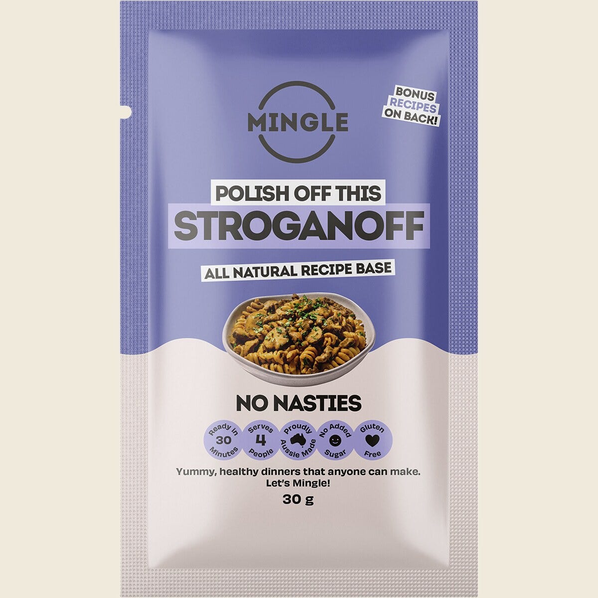 Mingle Stroganoff All Natural Recipe Base
