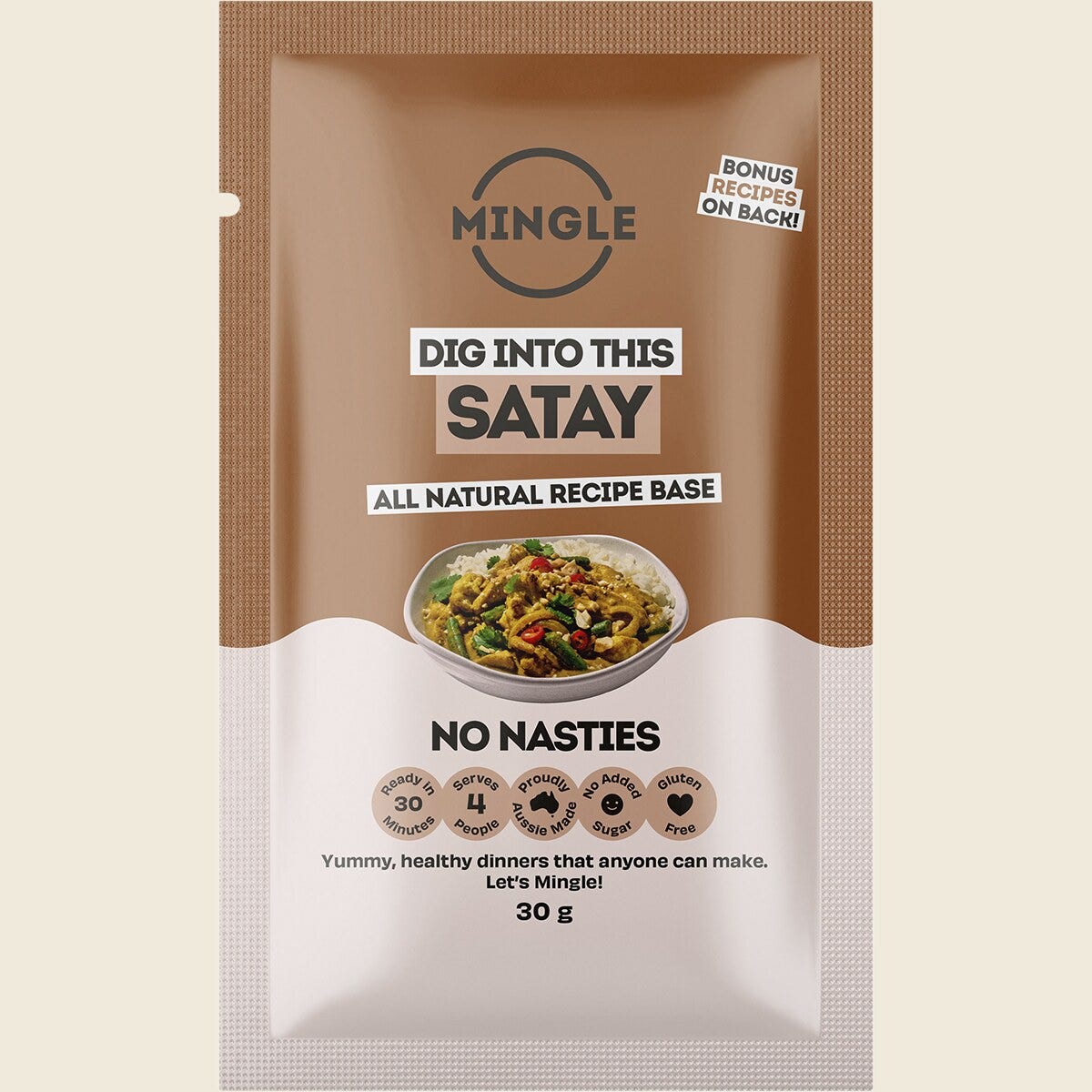 Mingle Satay All Natural Recipe Base