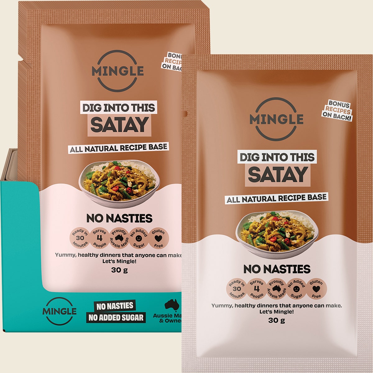Mingle Satay All Natural Recipe Base