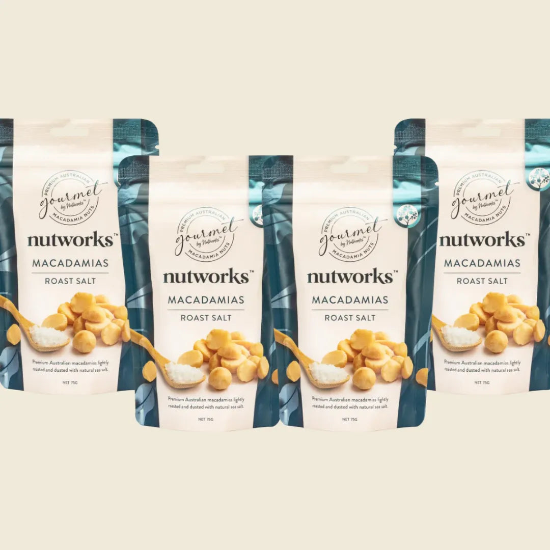 Nutworks Roast Salt Macadamias 75g