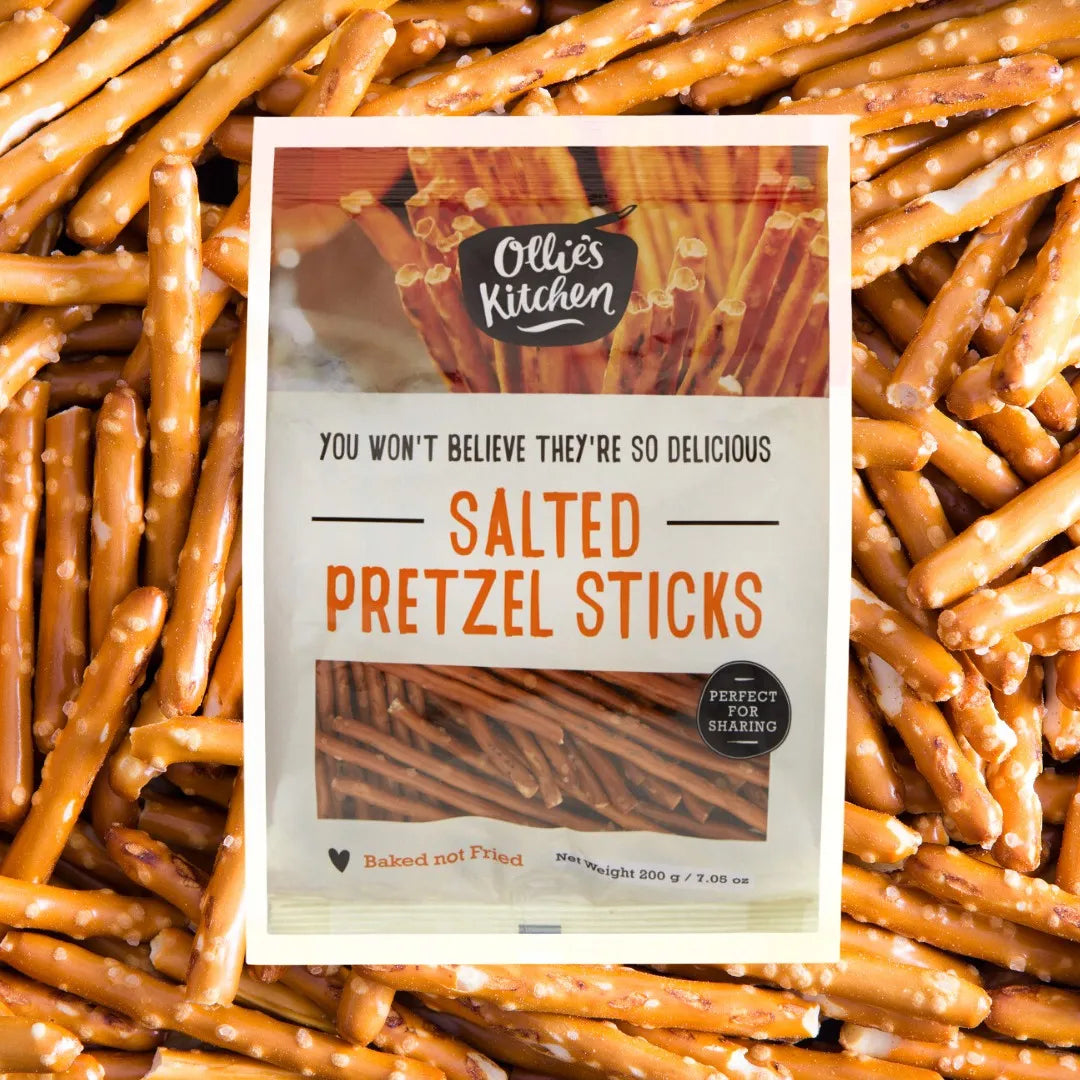 Ollie's Kitchen Salted Pretzel Knots 200g closeup