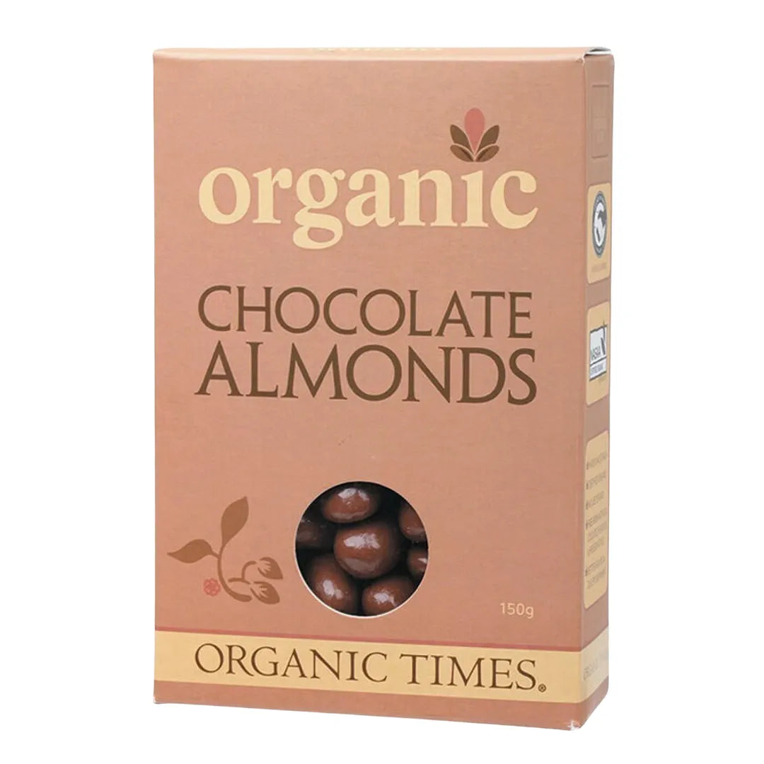 Organic Times Milk Chocolate Almonds