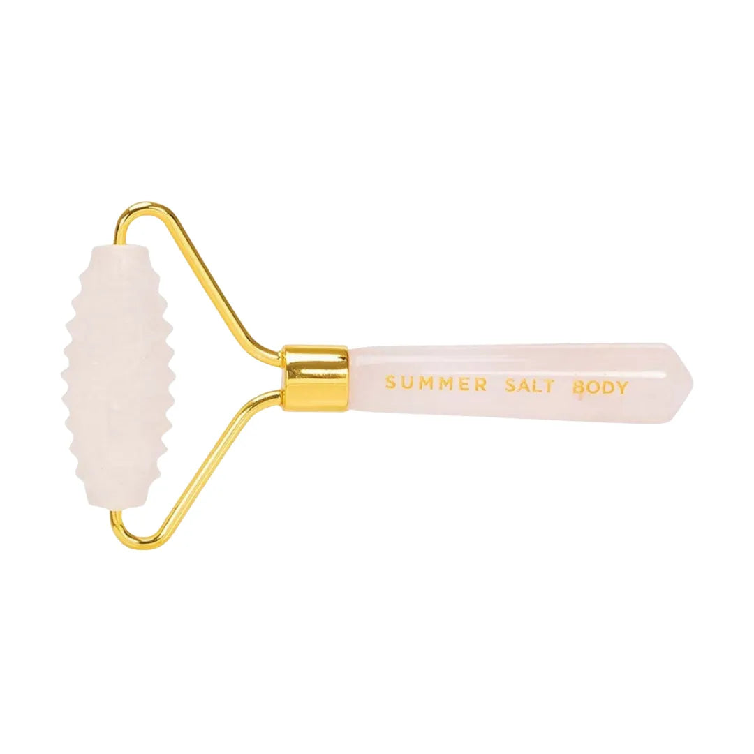 SUMMER SALT BODY ROSE QUARTZ CRYSTAL FACIAL ROLLER