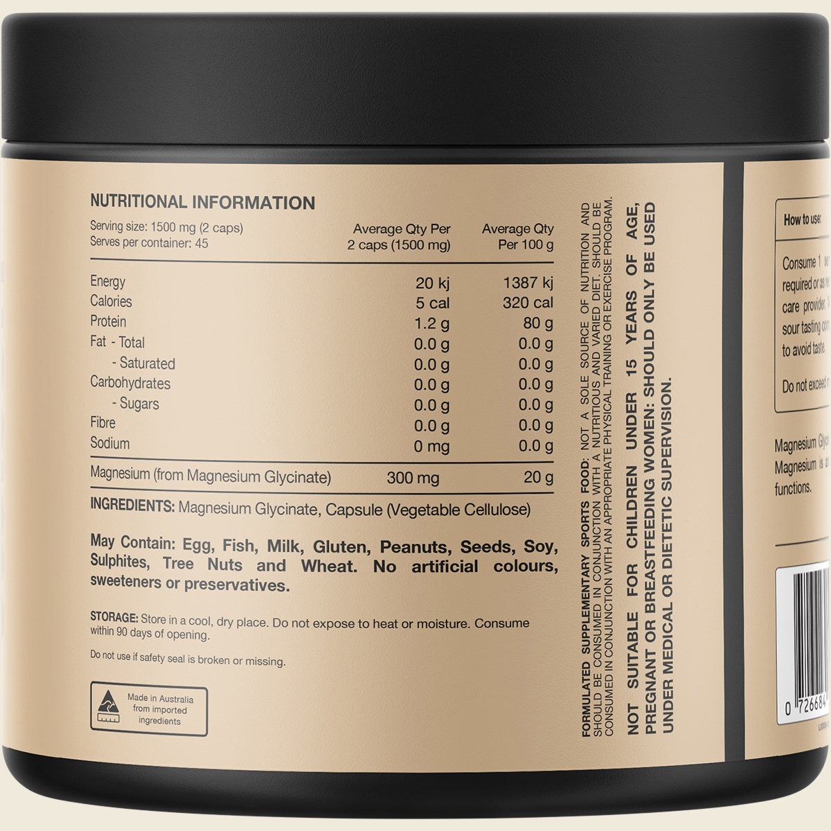 Switch Nutrition Mag Gly 100% Pure Magnesium Glycinate
