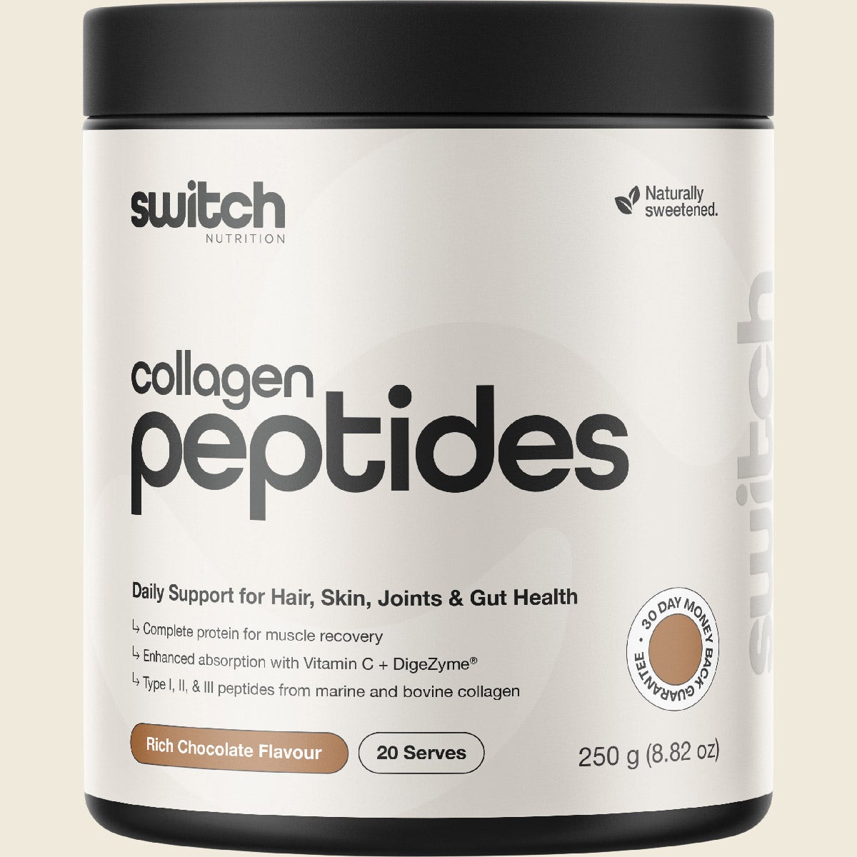 Switch Nutrition Collagen Peptides Rich Chocolate 250g
