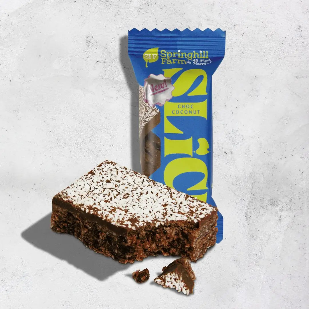 Springhill Farm Choc Coconut Slice