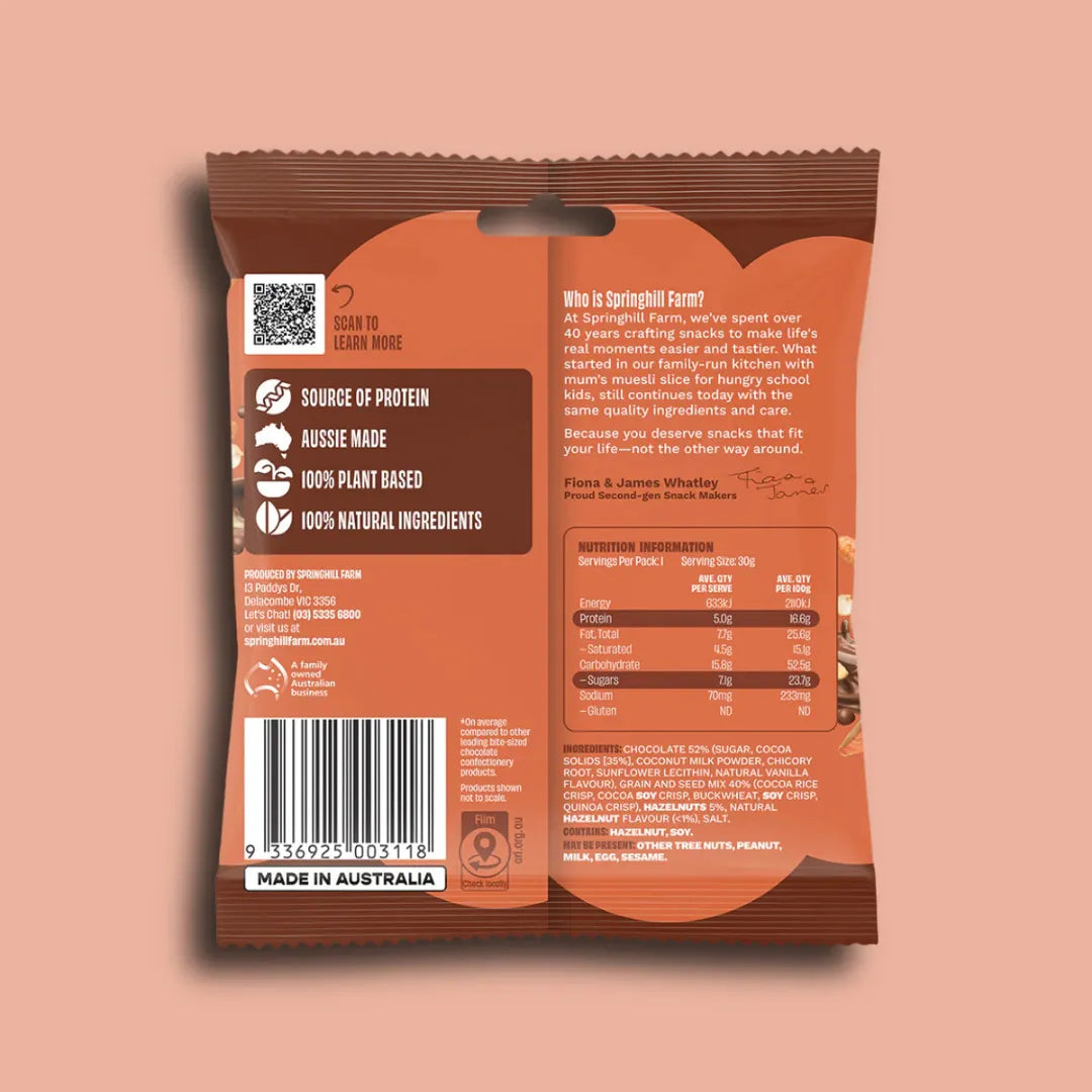 Springhill Farm Chocolate and Hazelnut boodles