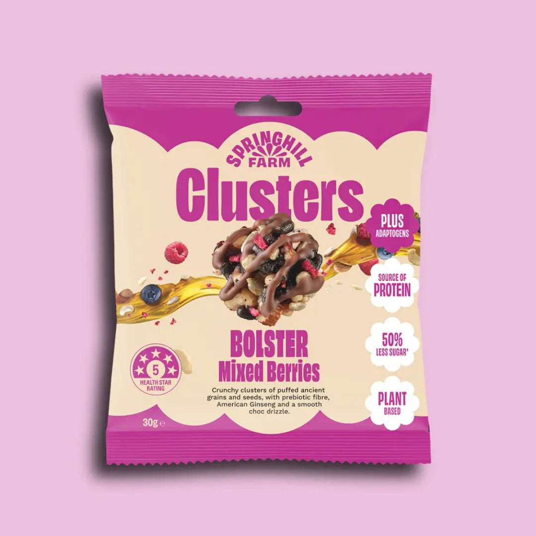 Springhill Farm boodles Healthy Clusters - Mixed Berries
