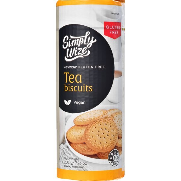 Simply Wize Tea Biscuits Original 205G