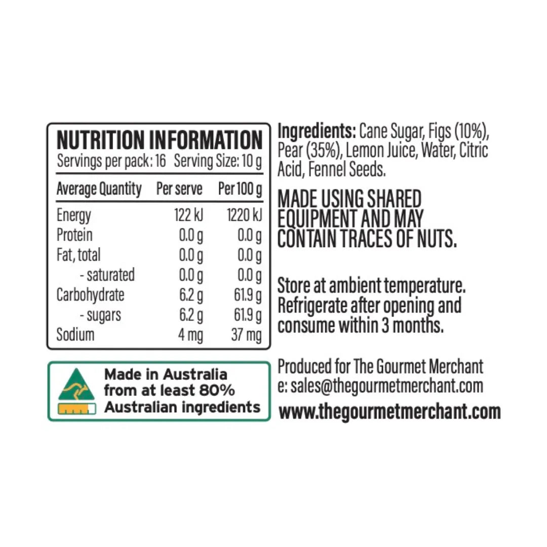 The Gourmet Merchant Fig, Almond & Pomegranat