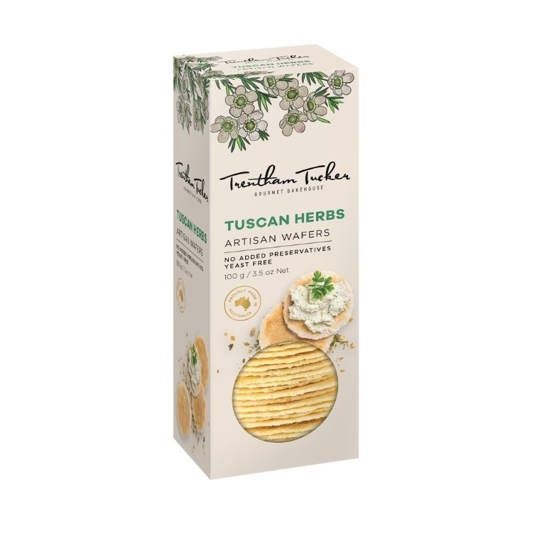 Trentham Tucker Tuscan Herb Wafers 100g