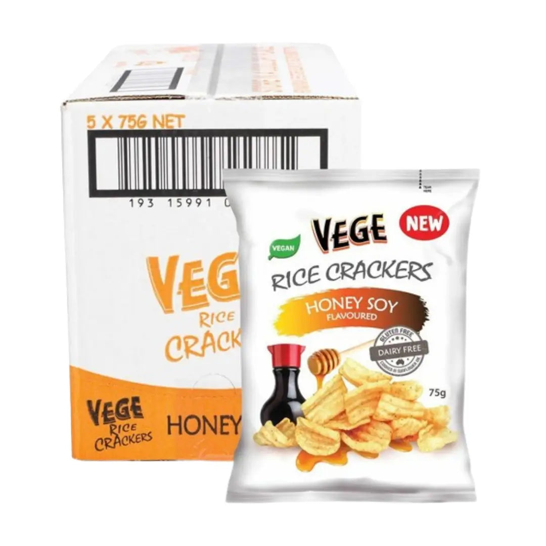 Vege Rice Crackers Honey & Soy