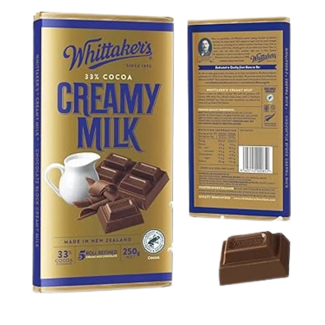 WHITTAKERS BLOCK CHOC CREAMY MILK