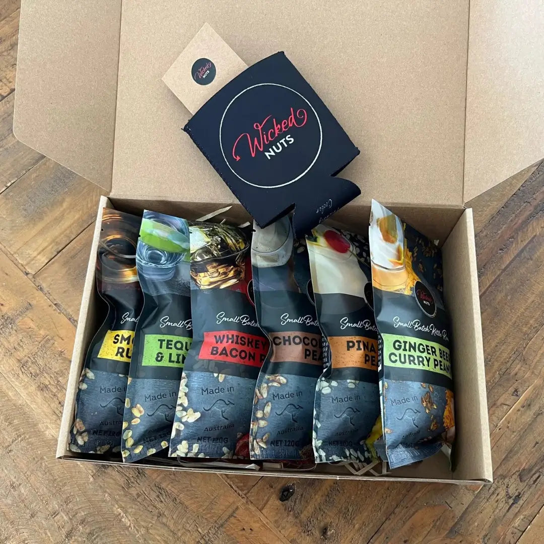 Wicked Nuts Infused Peanut Varieties packs