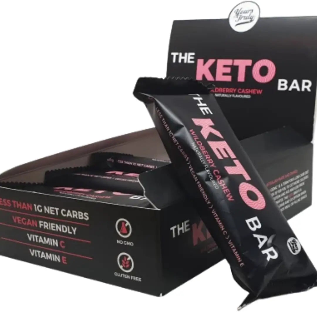 Yours Truly The Keto Bar Wildberry Cashew 40g packs