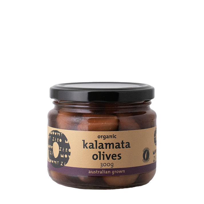 Mount Zero Organic Kalamata Olives - 300g