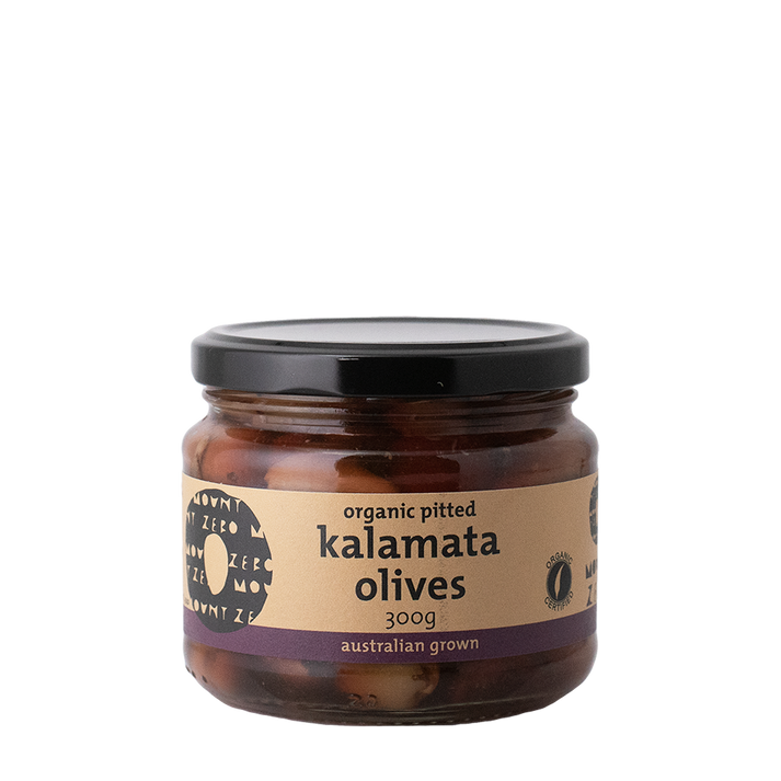 Mount Zero organic pitted kalamata olives - 300g