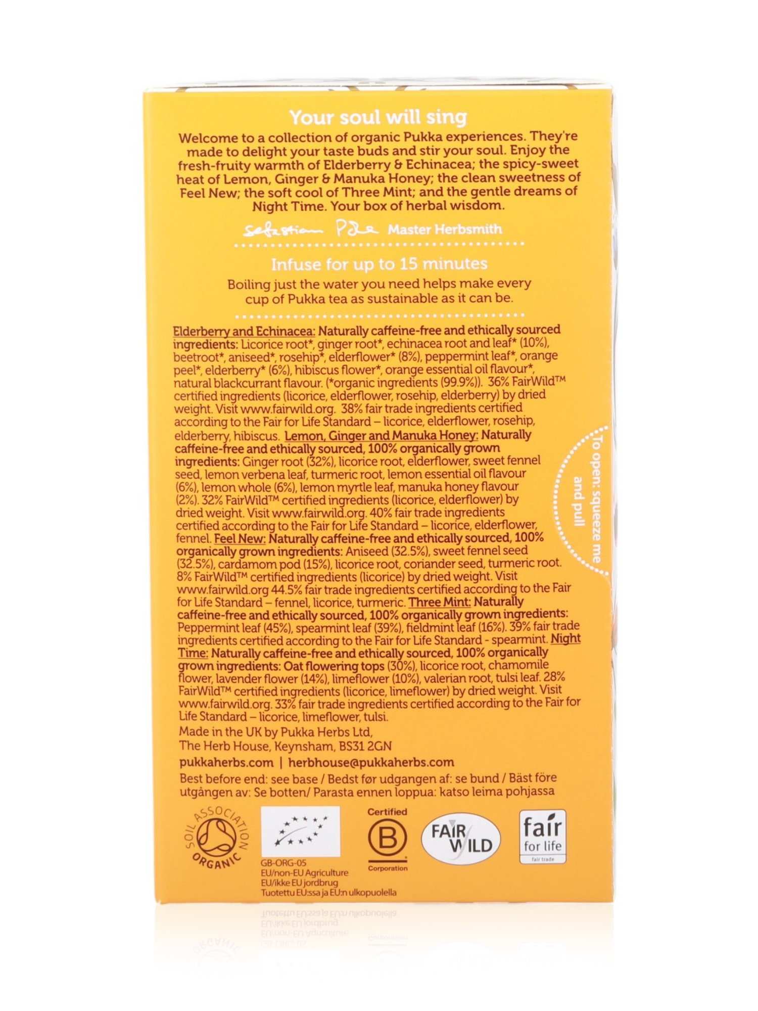 Pukka Organic Herbal Collection Tea 20 teabags - Healthy Essentials Australia - health food store - health food stores - health food store near me - organic food store - health food store near me