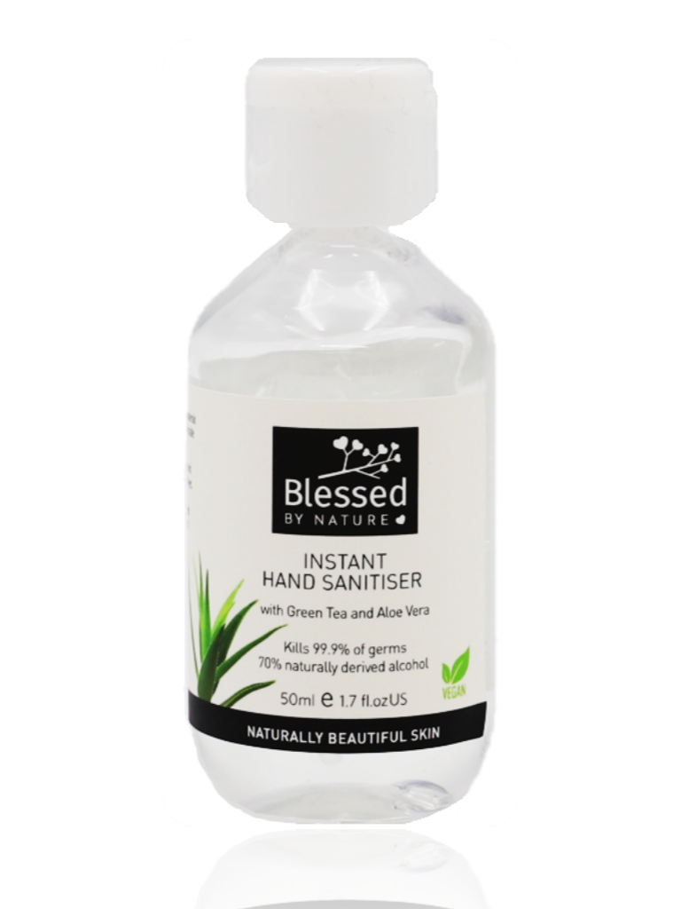 Blessed by Nature Instant Hand Sanitiser 50ml - Healthy Essentials Australia - health food store - health food stores - health food store near me - organic food store - health food store near me