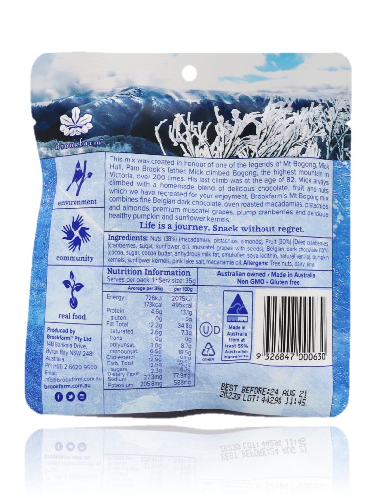 Brookfarm Mt Bogong Walkabout Mix 35g - Healthy Essentials Australia - health food store - health food stores - health food store near me - organic food store - health food store near me