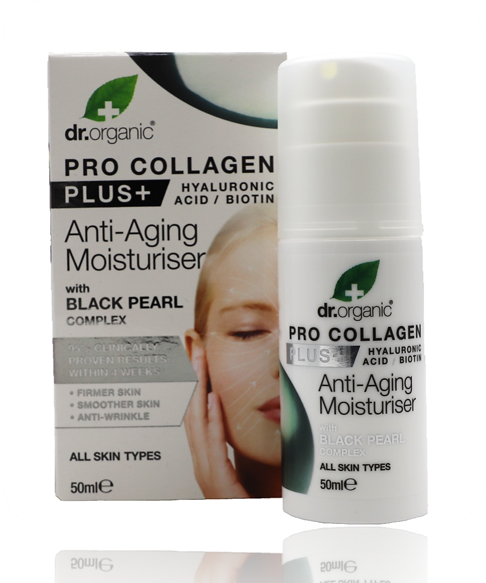 Dr Organic Anti Aging Moisturiser with Black Pearl 50ml - Healthy Essentials Australia - health food store - health food stores - health food store near me - organic food store - health food store near me
